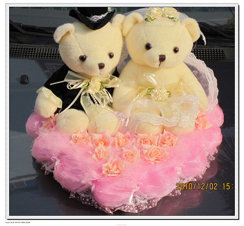 卡通婚车,时尚花车装饰全套 精品饰品 beihai365.com 高清图片