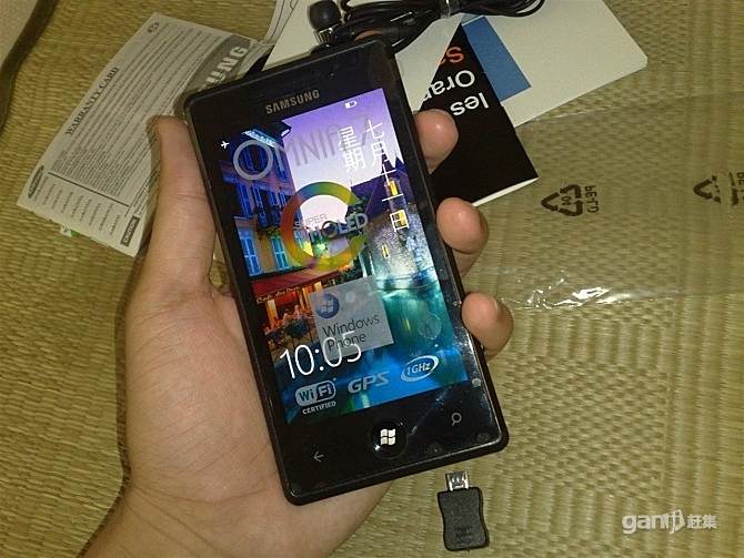 wp7手机samsung omnia7