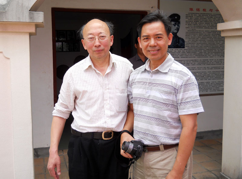 陈铭枢将军的儿子陈佛仔先生返乡探亲(多图)
