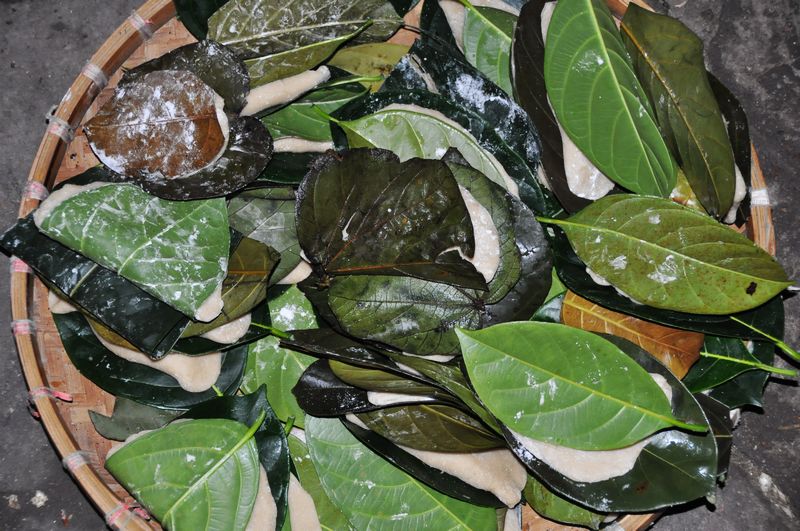 过年,我回老家粤西农村亲手做渐渐消退的木叶