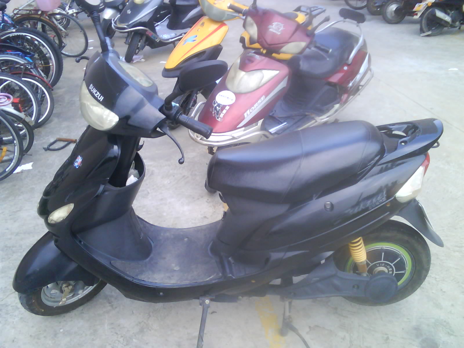 9.5成新光阳电动车,1800元-摩托车\/电动车-北海