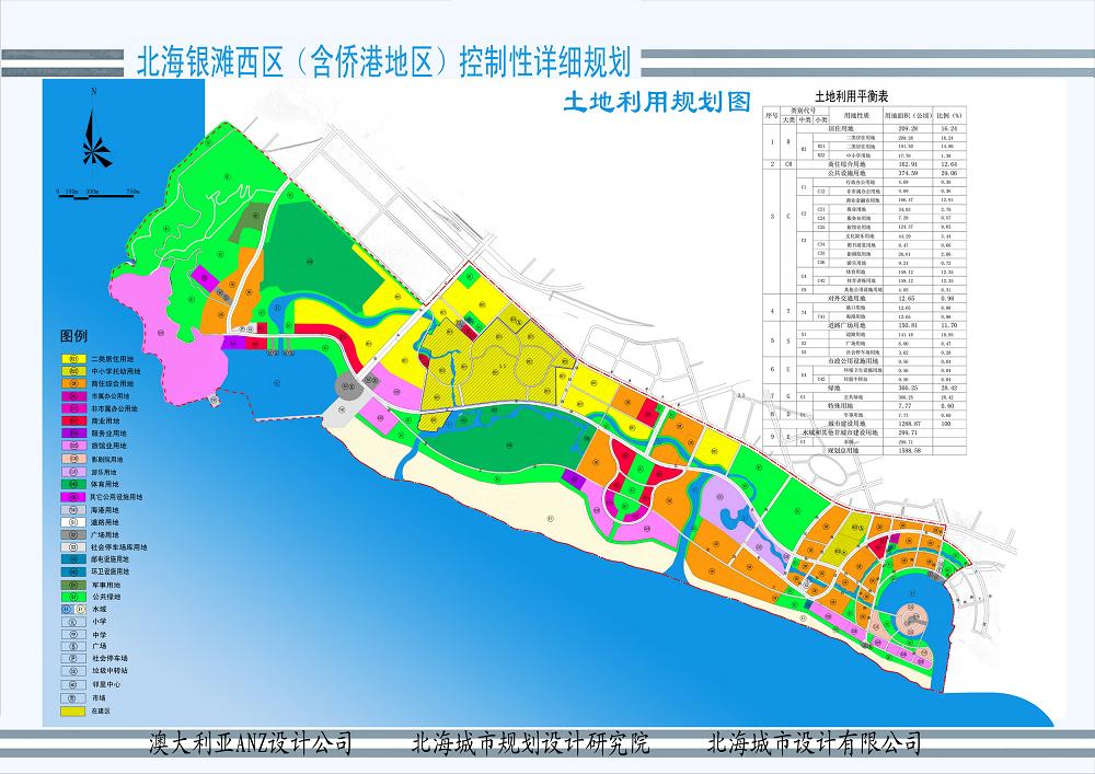 从2001到2012,大家一起看看北海银滩规划图的变迁