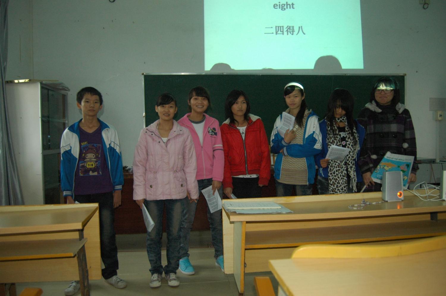 英语支教(第二期)第六次活动总结:巡游校园说英