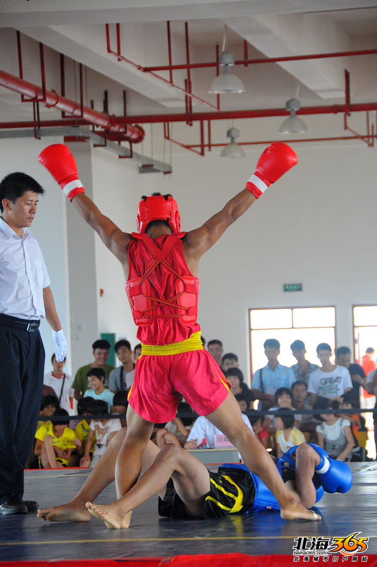 2013广西青少年武术散打锦标赛落幕,北海队夺取6金4银1铜,团体总分第