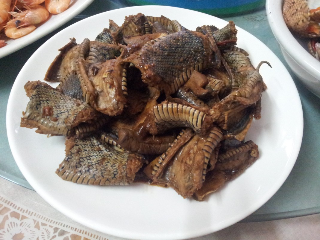 聚餐之朋友潜水拍晕一条油锥-私房菜-北海365网(beihai365.com)