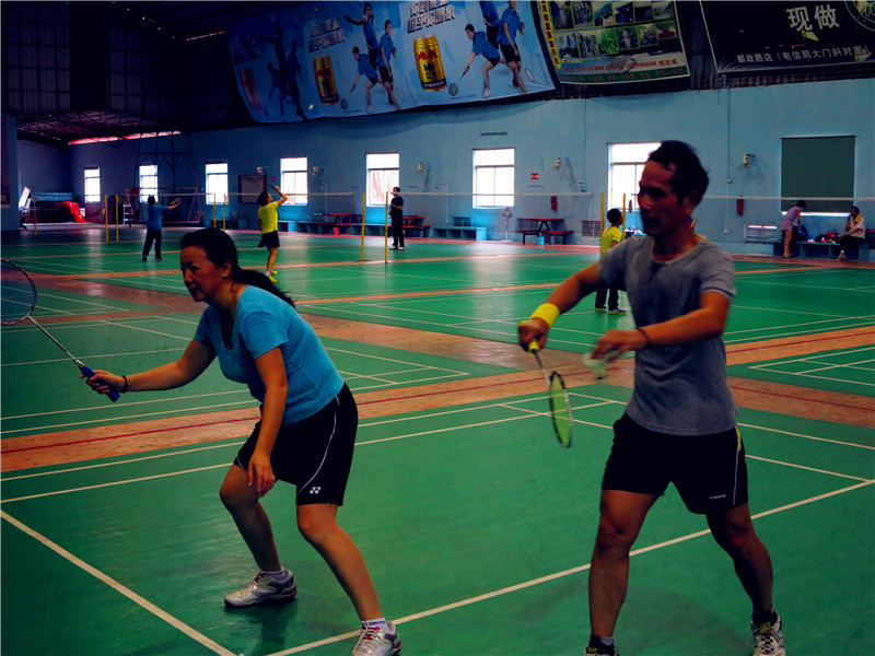 2月5日上午,石林球馆打球-北海羽毛球-北海36