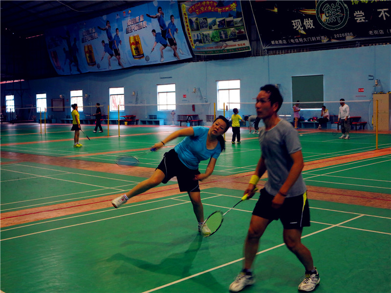 2月5日上午,石林球馆打球-北海羽毛球-北海36
