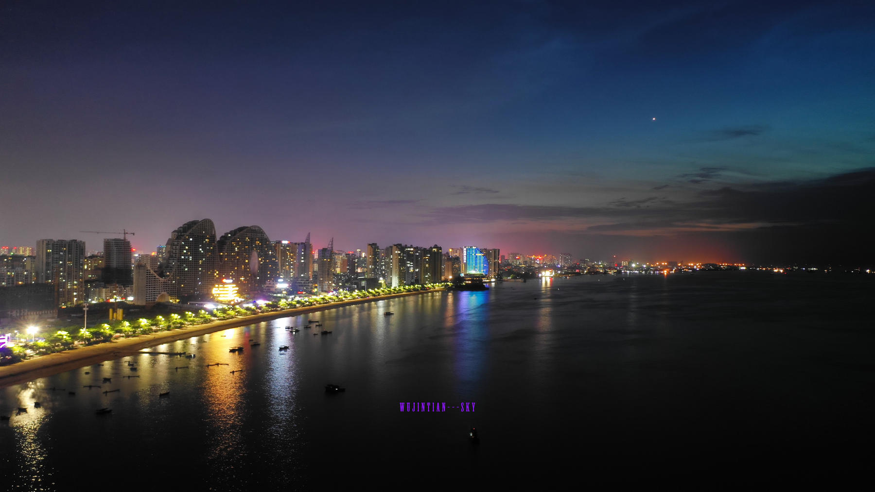 北海的夜景原来是这样的美(海景大道)更新到29号晚上