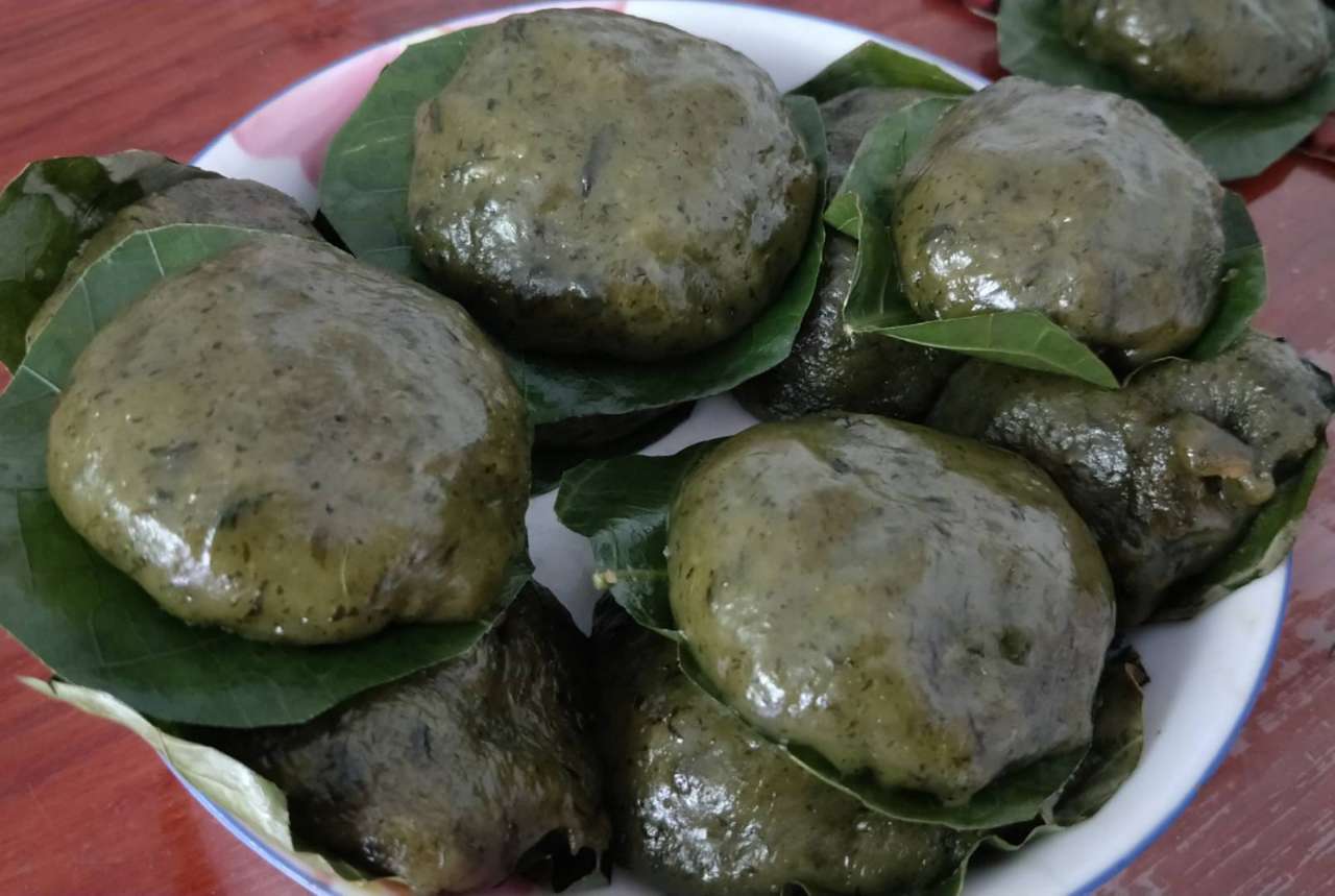 我也晒晒我老妈做的艾籺
