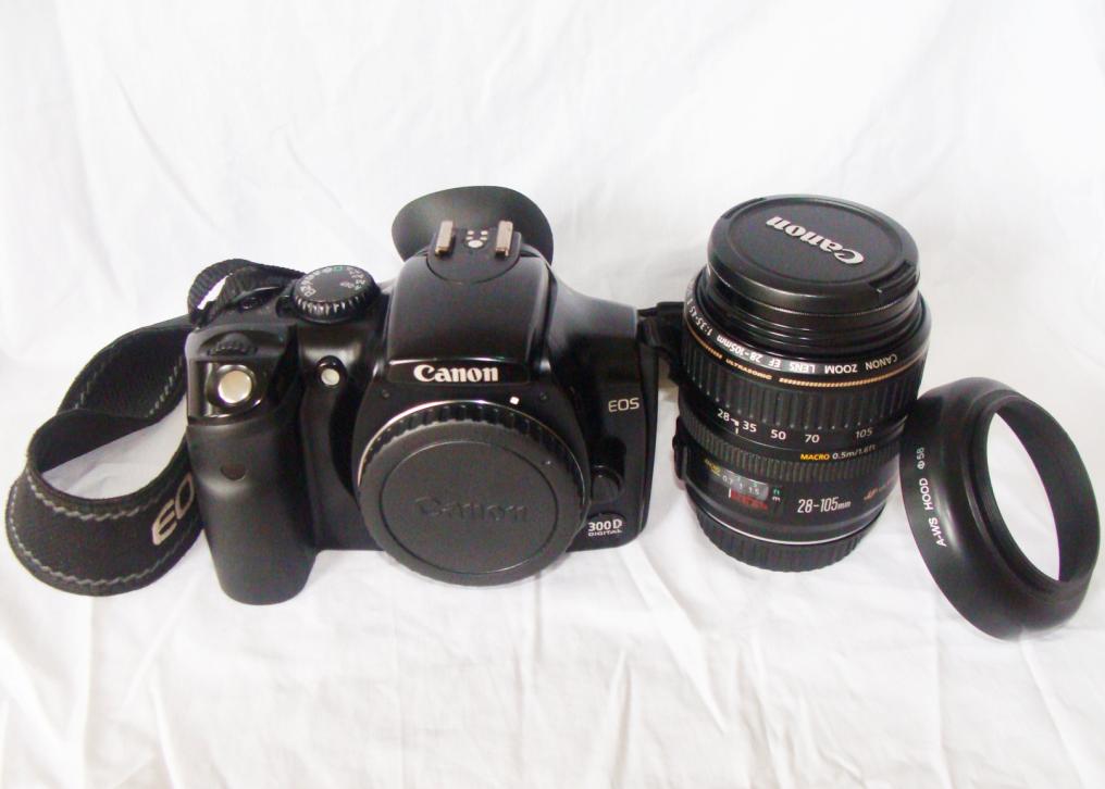 转让:佳能EOS300D一机两头全套,900元-数码