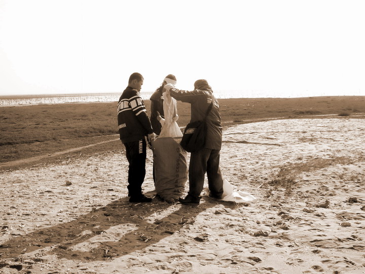 极有意义的壹元环保活动-摩托车友会-北海36