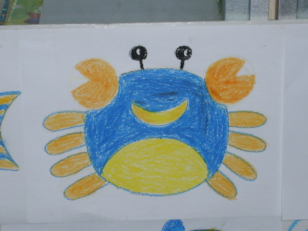 五岁的儿子学画画(快乐分享贴)-幼儿园-北海36