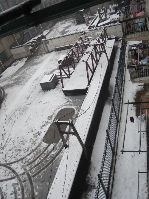 下雪啦~学校-照片里的故事-北海365网(beihai3