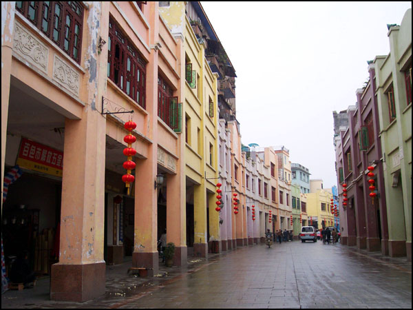 百色小吃 街景