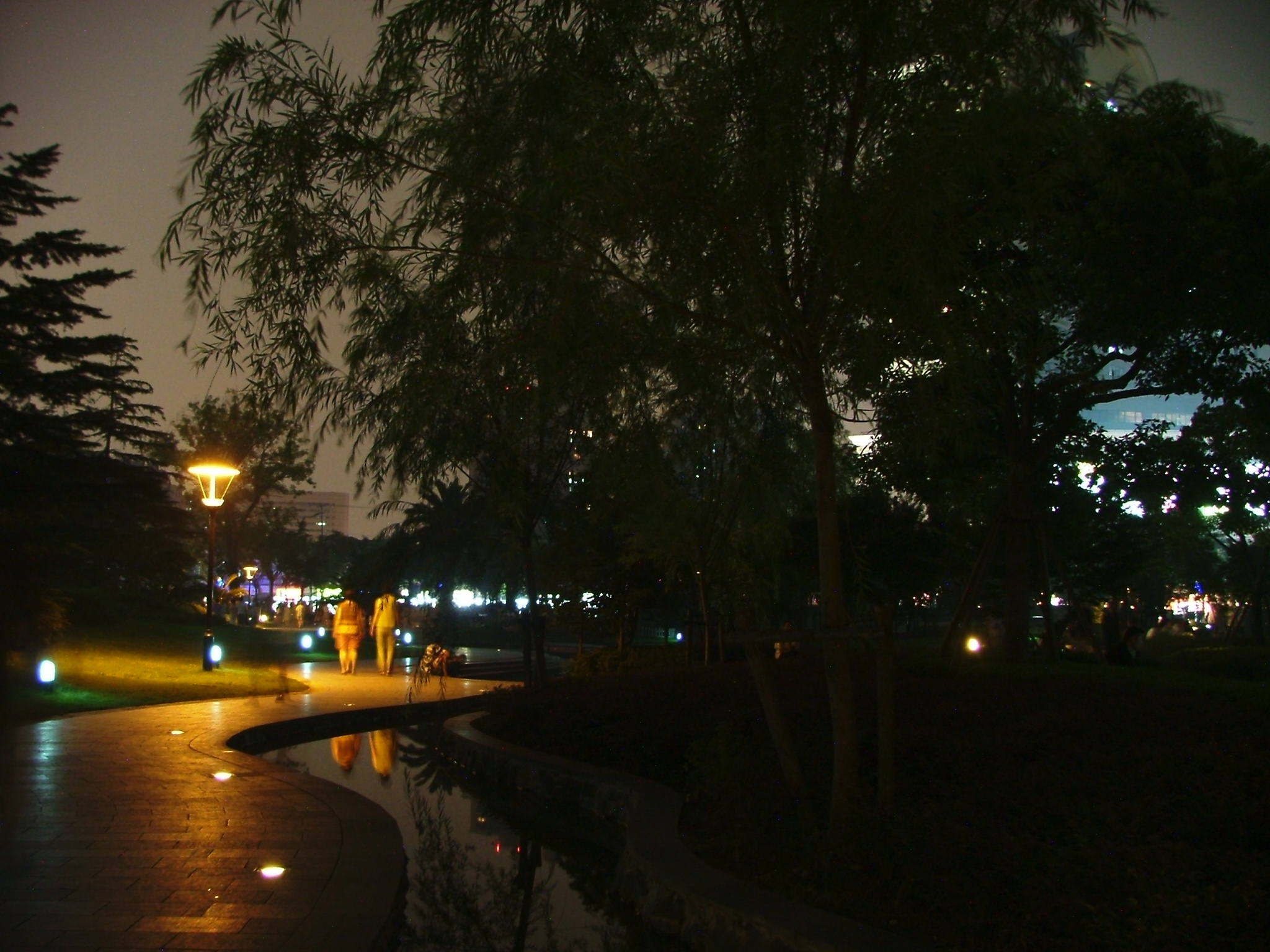 公园夜景