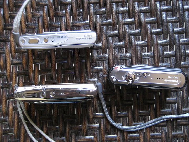 佳能IXUS 850IS、70、55,索尼T20、10、T9、