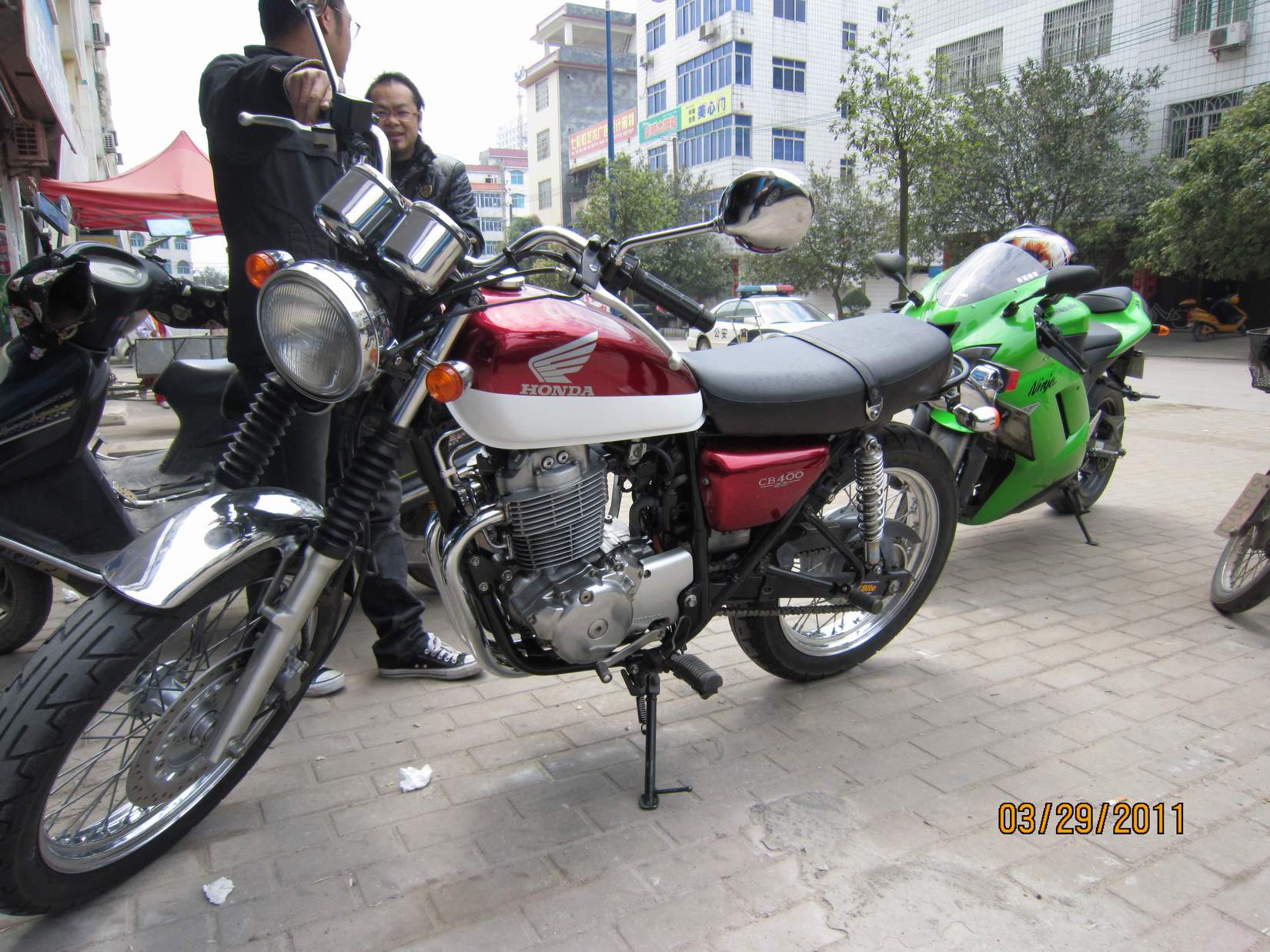 出售本田复古单缸cb400ss,原装度很高,价格一万七 摩托车 电动车 高清图片