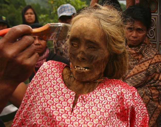 印尼人有怪癖:经常把挖出祖先来缅怀
