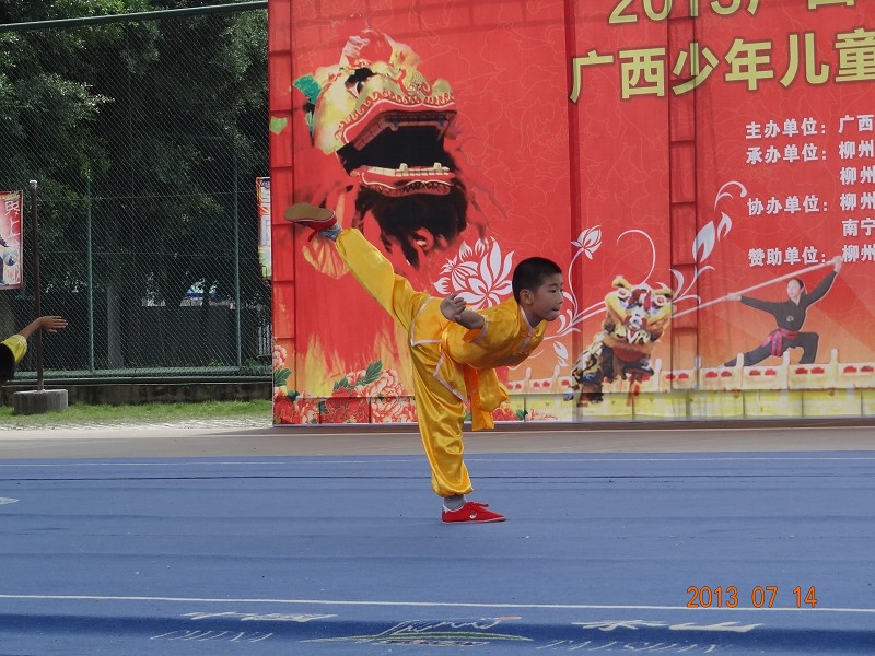博华武术培训中心选手在2013广西武术锦标赛