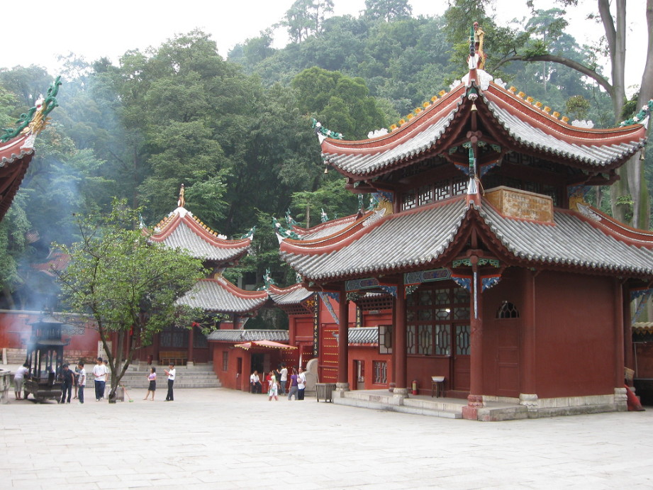 黔灵山公园中的庙宇