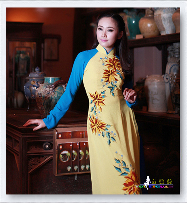 越南传统旗袍美女欣赏-越语爱好者-北海365网