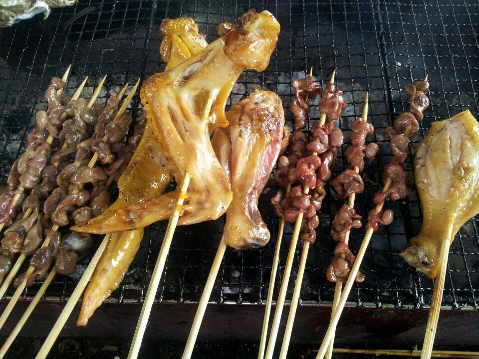 ...钓鱼,看我钓的小罗飞.现钓现烤这个味道你们想象一下算了,反...
