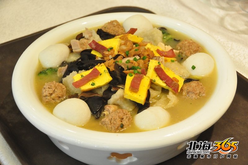 品尝美味杭州菜,吃特色石锅涠洲参--小编带你去看北海金昌开元名都三周年答谢宴