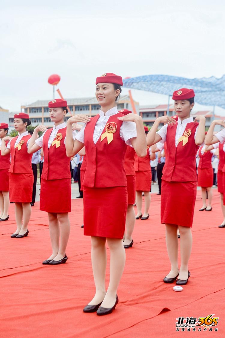 青春靓丽有颜有才这就是北海职校当代女生的风采