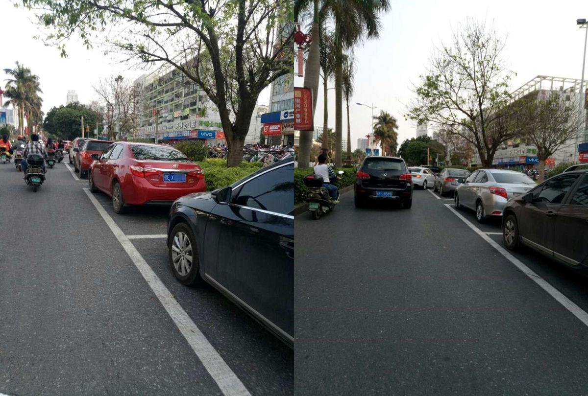 北京路大润发路段画停车位了,你怎么看?