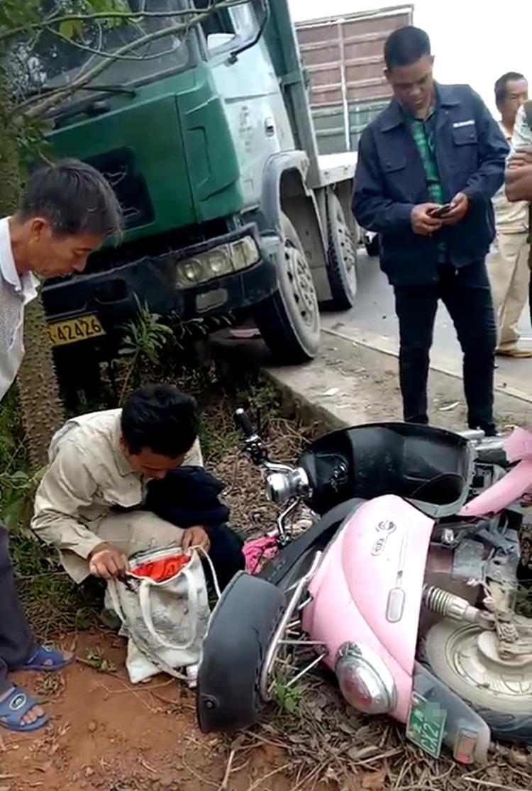 悲剧!铁山港货车轮下,花季少女生死未卜