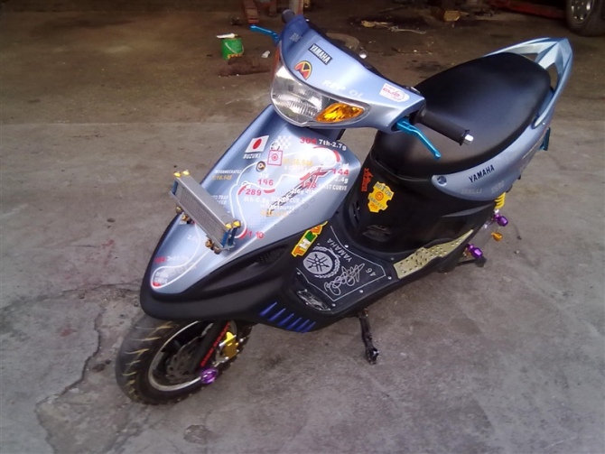 转让:一辆雅马哈国二福喜9.9成新