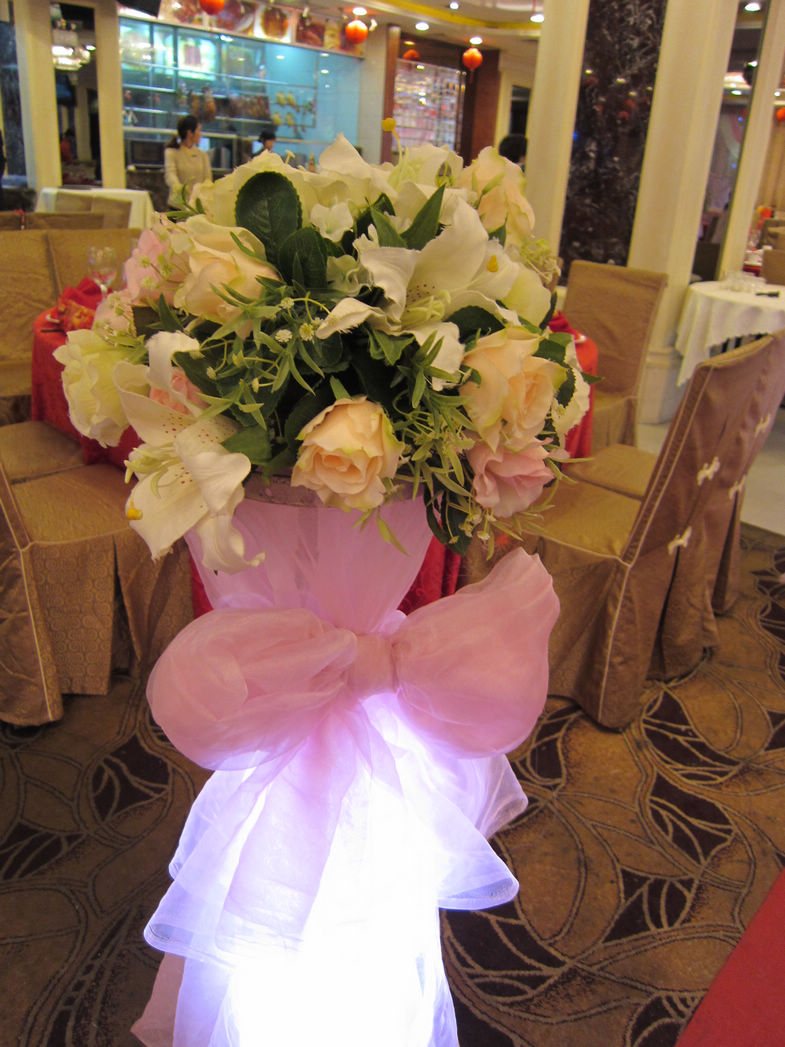 晒晒参加的婚宴相片