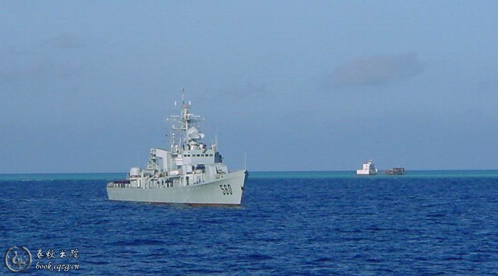 北海时事开讲 帖子    560东莞号护卫舰在南沙巡逻.