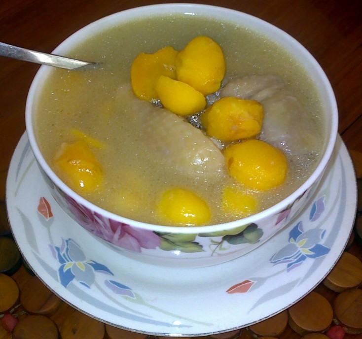 凤眼果煲鸡汤,美味不亚于栗子煲鸡哦 凤眼果即系本地人所称九层皮