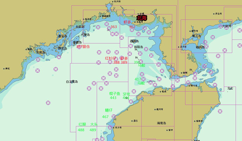 父亲在北海捕了40年的鱼~大家想知道443海区在那里吗?