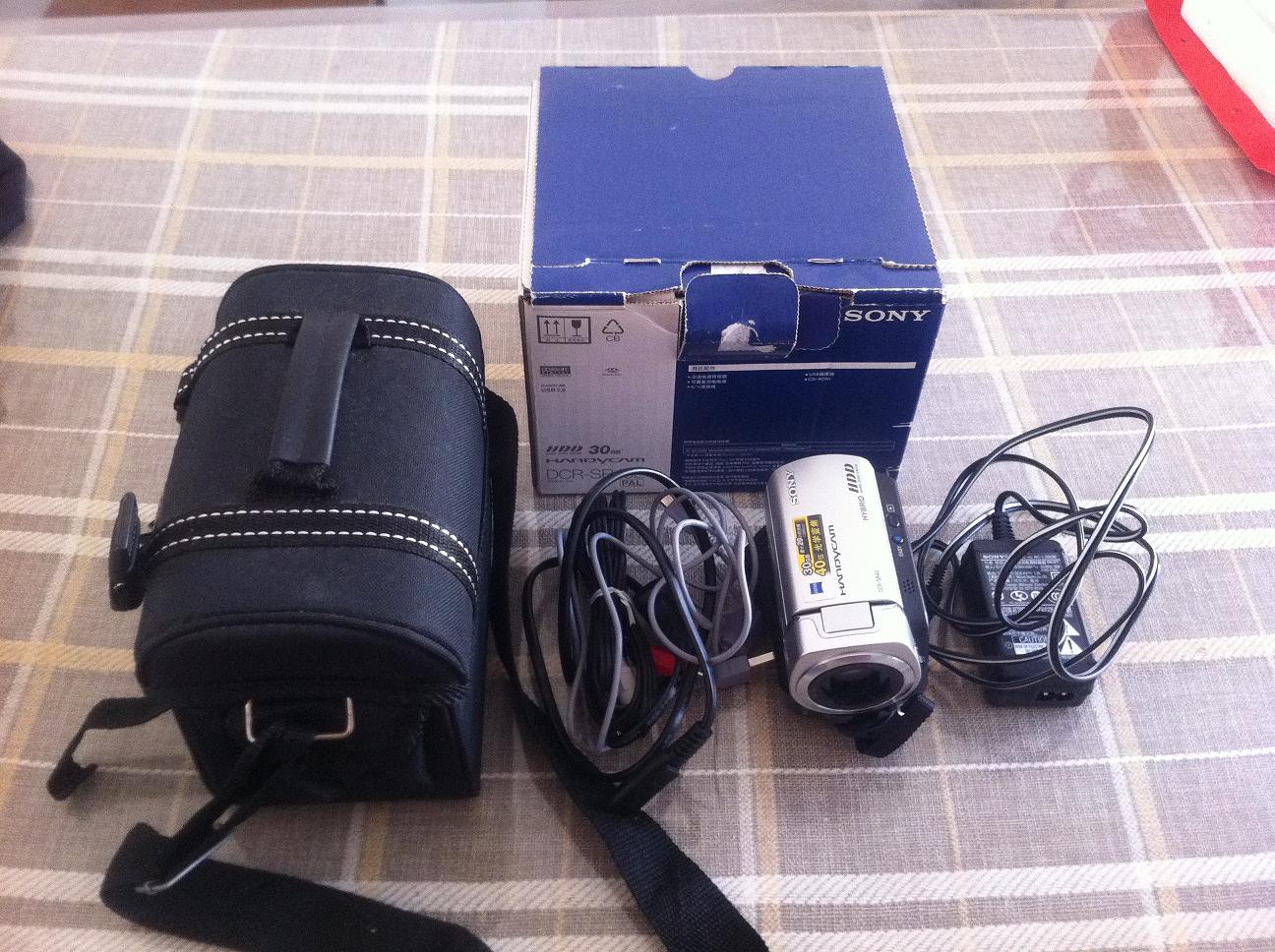 索尼摄像机 dcr-sr45e pal,1700元