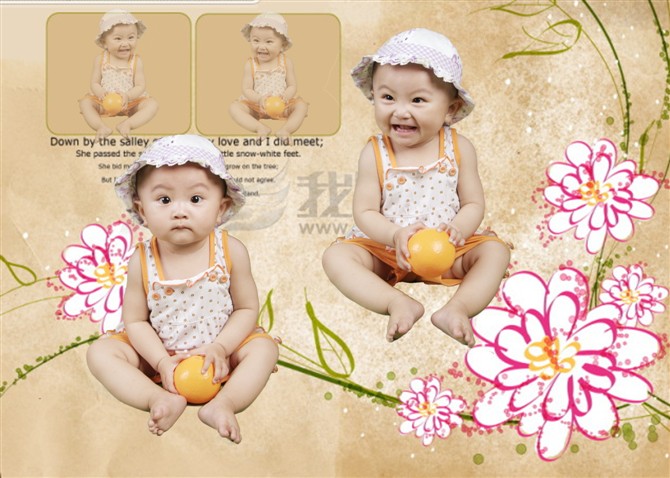 【"365明星宝贝"全民靓照——雪儿的成长照片