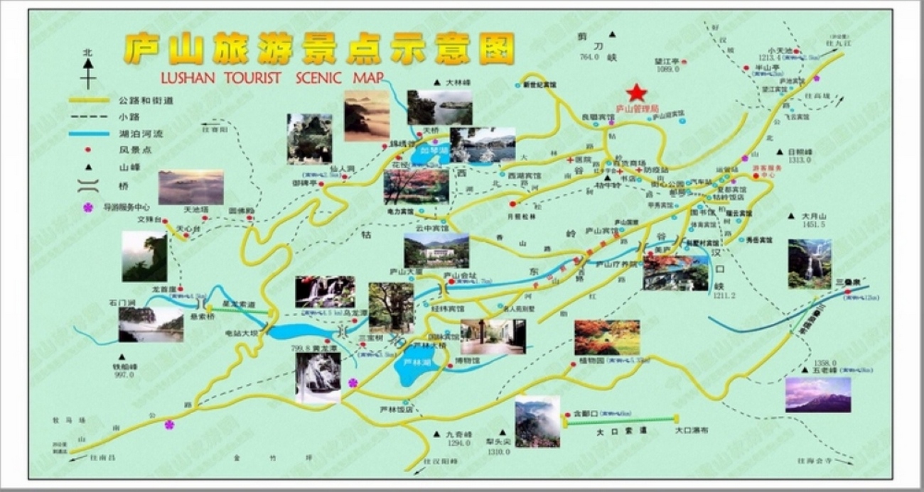 江西旅游最佳线路图图片