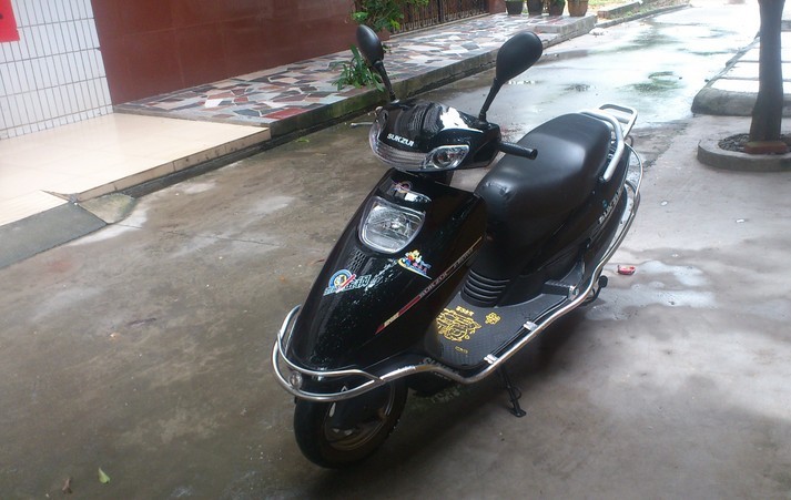 8成新黑色铃木王大公主1650元-摩托车/电动车-北海365网 - powered by