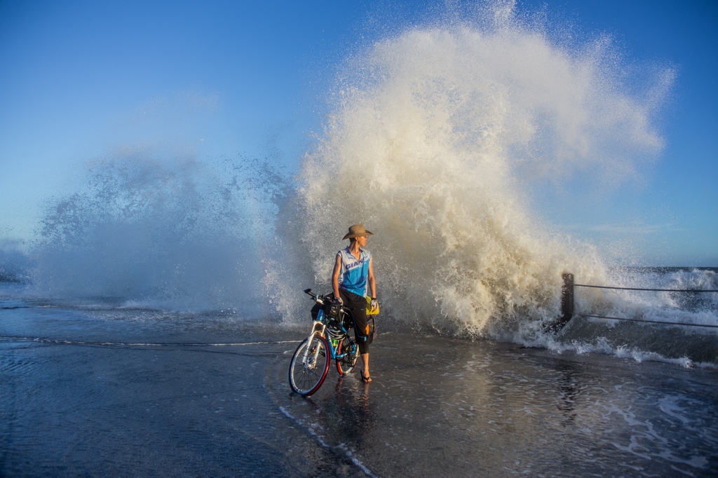 国民银行杯镜头里的北海五月大潮