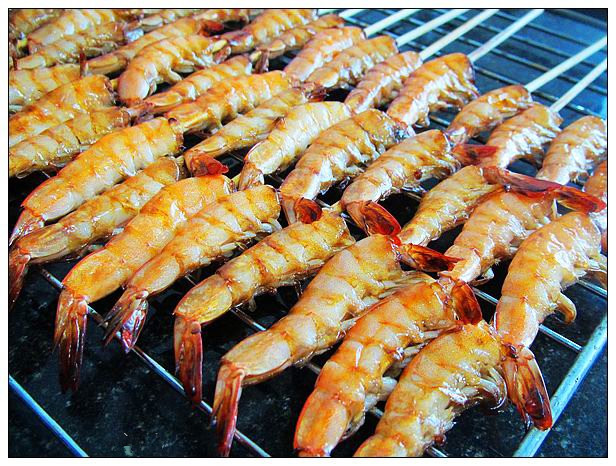 香烤虾串,继上次的香辣美味虾之后要换种吃法