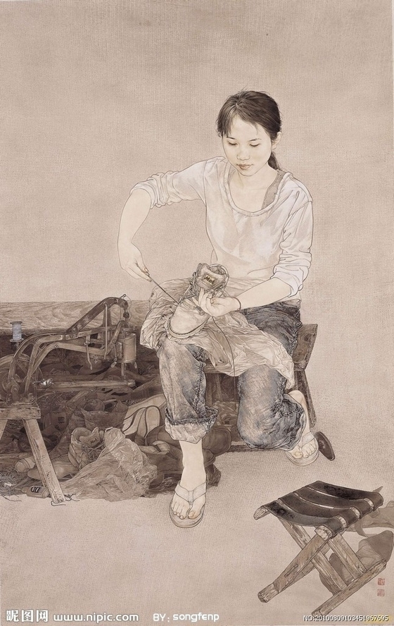 合浦美女画家 国家一级大师罗寒蕾个人画展今天开幕