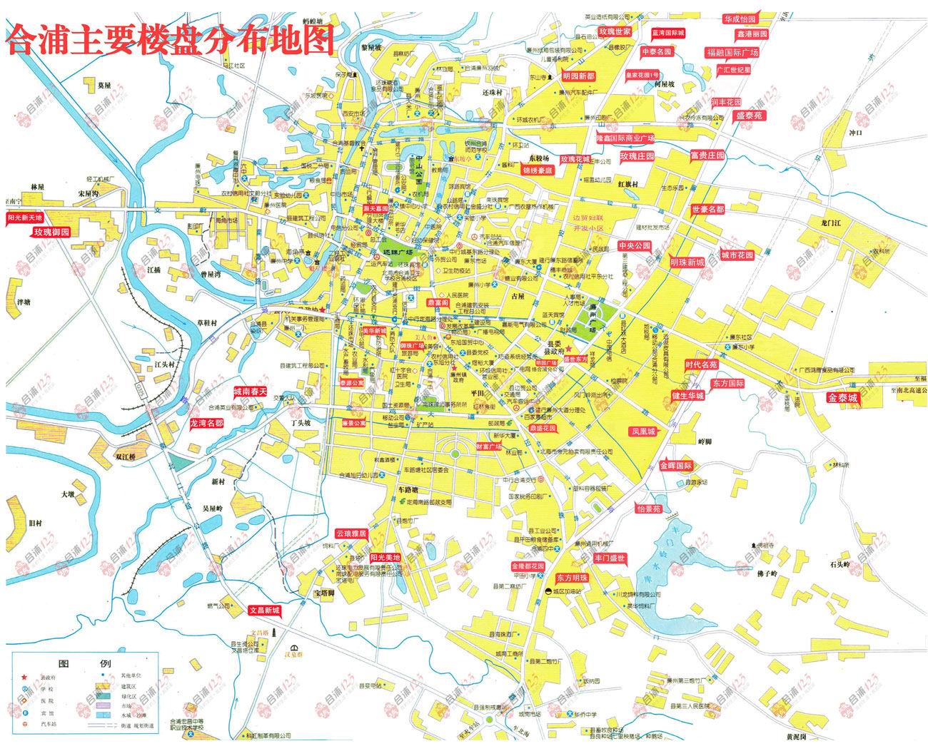 求一张北海小区分布图