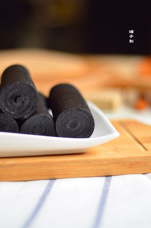 经典港式甜点黑芝麻卷菲林卷