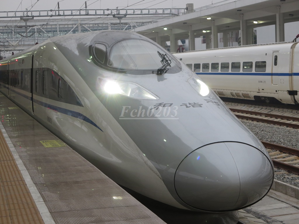 首次体验高大上的380a动车组,北海的首趟出省g车