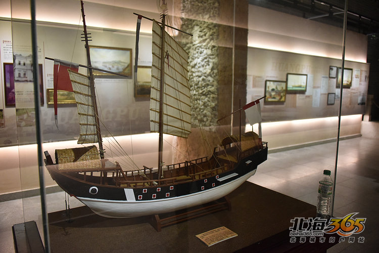 广船,中国古代当时的海上重要船型,以铁力木为材料.