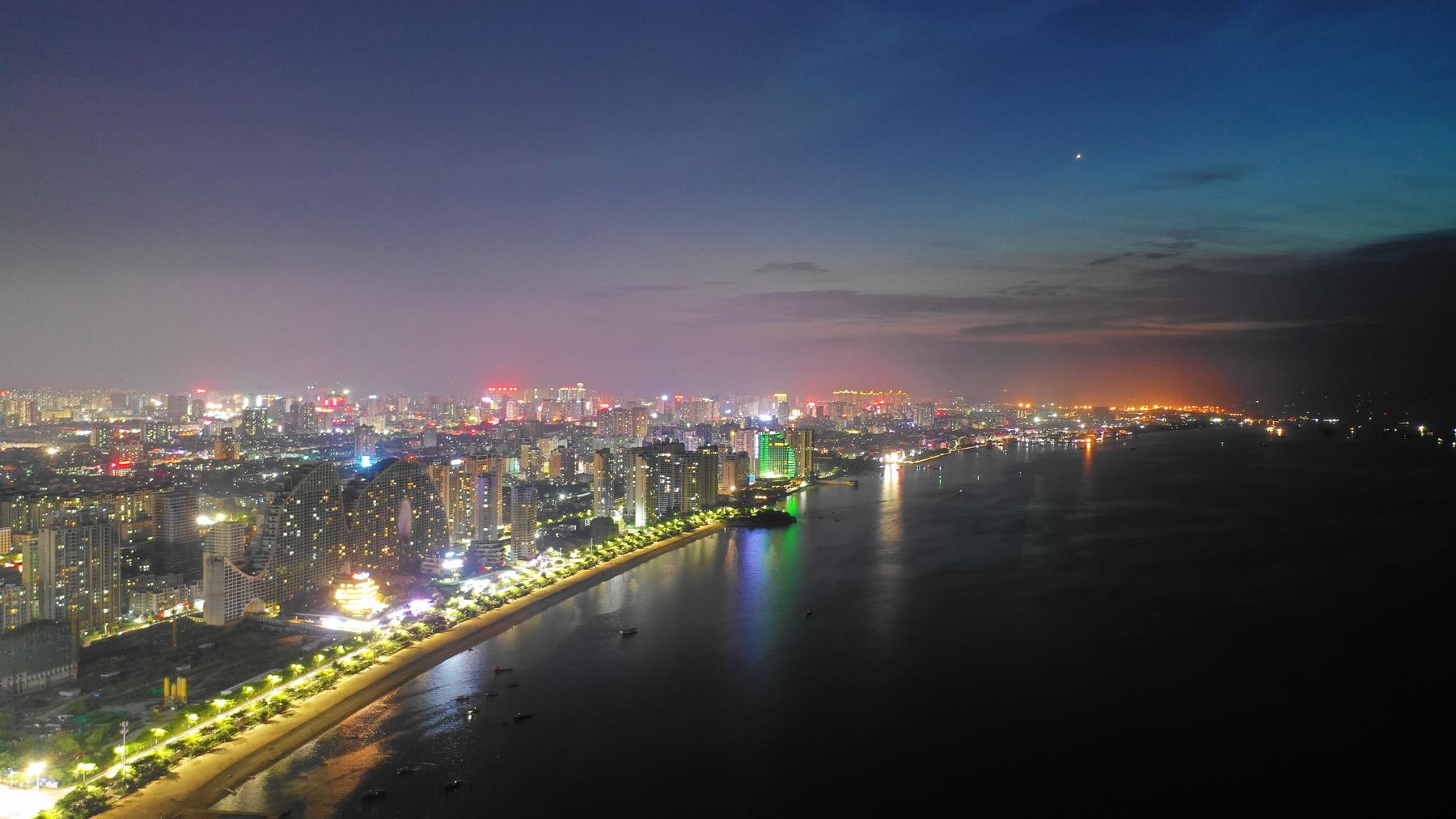 北海的夜景原来是这样的美(海景大道)更新到29号晚上