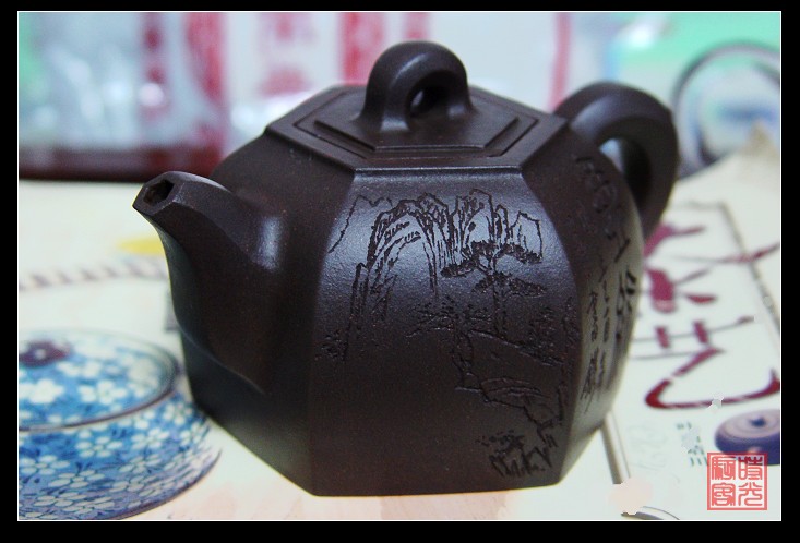 瓦壶天水菊花茶