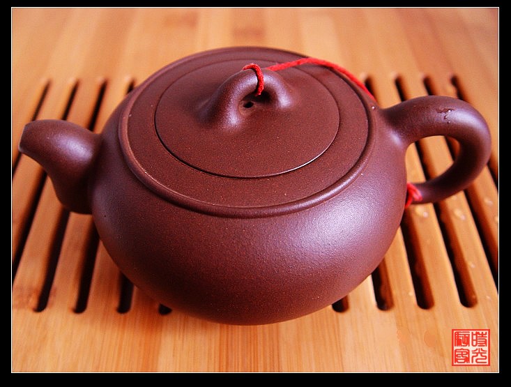 瓦壶天水菊花茶