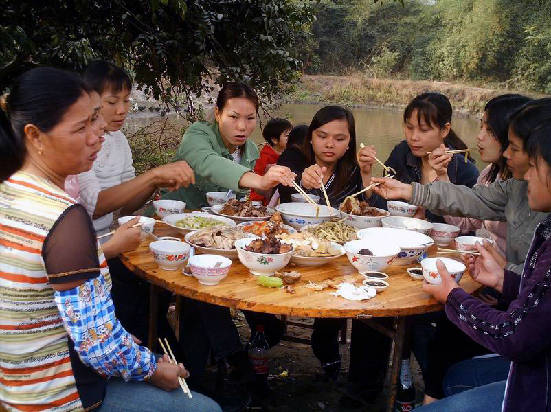 鄉下婚嫁酒席!